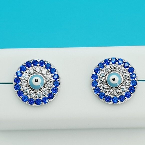 "925 Sterling Silver CZ Beautiful Earrings for Women, 1USPAR4170 - Picture 1 of 11